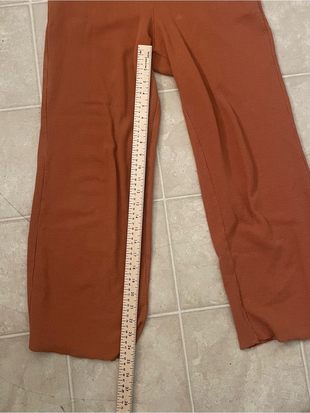 Pact Organic Women's Waffle Texture Lounge Pants with Raw Edge size Small - Picture 8 of 11